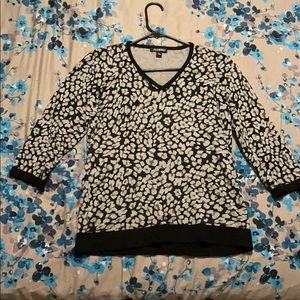 Leopard print sweater